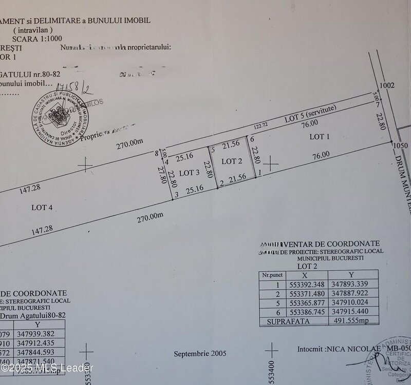 Baneasa Teren intravilan de vanzare - 599 mp - in Baneasa, perfect pentru casa visurilor tale!